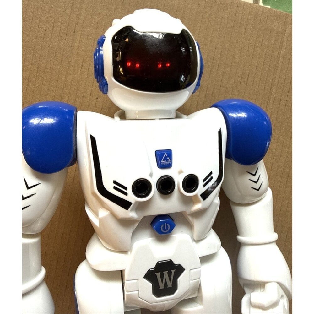 Strong Dancing Robot Interactive Sounds Movement Droid White Blue Lights - Picture 6 of 8